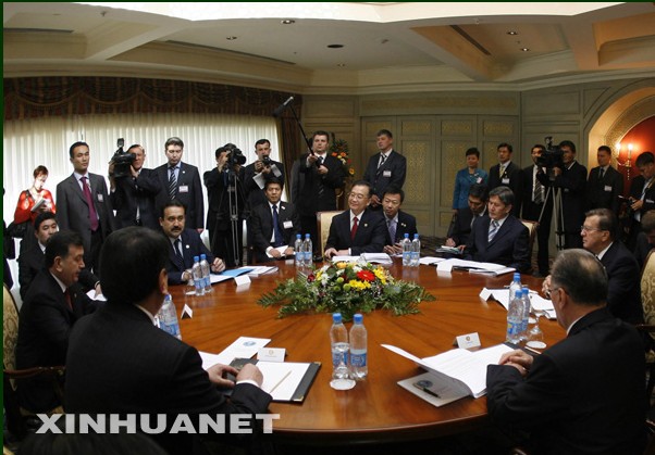 溫家寶在上合組織第六次總理會(huì)上建議積極開(kāi)展農(nóng)業(yè)合作